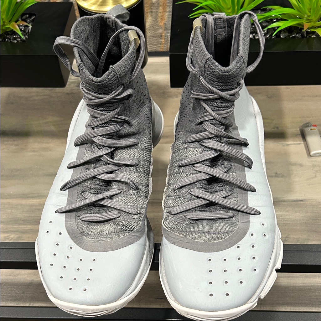 Under Armour Gray High-Top Sneakers